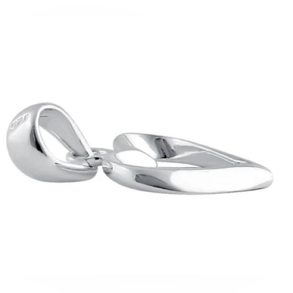 Sterling Silver Heart Pendant On 18” Chain - Picture 6 of 8